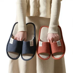 Cross Border New Four Leaf Clover Open toe Breathable Women’s Couple Indoor Non Slip PVC Outsole Wear Resistant