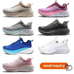 Custom Brand Running Sneakers Breathable Mesh Thick Cloud Sole EVA Cushion Sports Shoes