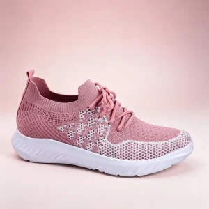 Custom Classic Lace Up Women’s Sneakers Light Weight Breathable Outdoor Walking Shoes All Seasons Factory