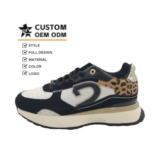 Custom Designer Luxury Women’s Sneakers Trendy Casual Running Shoes Platform Lace Up Closure for Autumn Spring Walking Sports