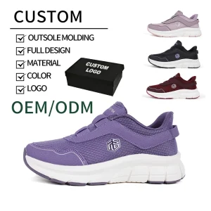 Custom Fast Shipping Personal Light Weight Women’s Cushioning Walking Style Shoes OEM ODM Running Sneakers for Women