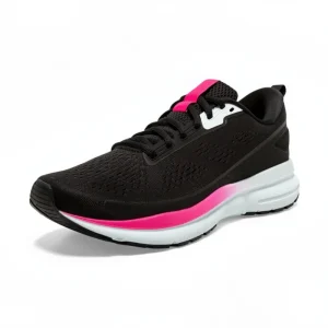 Custom Logo Black Pink Women’s Breathable Mesh Running Shoes Lightweight Cushioned Athletic Sneakers for Men