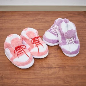 Custom Logo One Size Fits All Couple Plush Women’s Winter Anti-Slip Fuzzy Warm Indoor House Sneaker Slipper