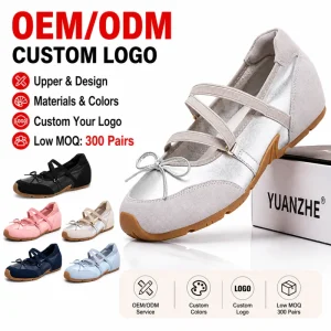 Custom Logo Spring Women’s Mary Jane Flats Lightweight Non Slip OEM ODM Casual Comfort Shoes Private Label