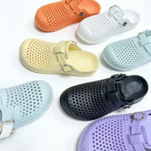 Custom Logo Women’s Breathable Quick Dry Slip On EVA Upper Garden Clogs With 2cm Heel For Outdoor All Season Casual Wear
