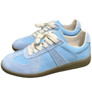 Custom Logo Women’s Flat Sneakers Genuine Leather Ladies Casual Shoes Women