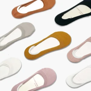 Custom Logo Women’s No Show Socks Non Slip Low Cut Cotton Invisible Hidden Boat Socks for Flats Sneakers