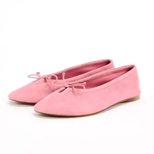 Custom Made Elegant Suede Bow Slip-On Women’s Ballet Flats Casual Summer Spring Style
