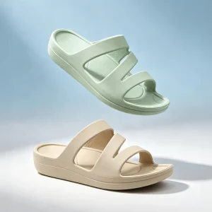 Custom OEM Factory Women’s Slides Slippers EVA Soft Sole Arch Support Anti Slip Comfortable for Indoor Outdoor Summer