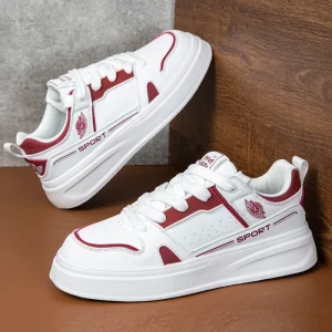 Custom PU Leather Skateboard Zapatillas Zapatos Hombre EVA Lightweight Casual Tenis Homme Sport Running Skateboarding Shoes