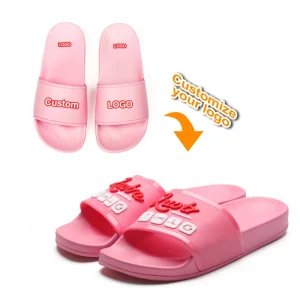 Custom Printed Ladies Large Size Sandals Summer EVA Rubber Pad Fashion Slippers with Logo