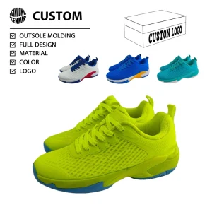 Custom Tennis Shoes OEM ODM For Men Women With Private Label And Color Matching Durable Hard Court Tennis Shoes