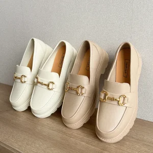Custom Women’s British Style Soft Soled Waterproof Flats Winter Water Boots Low Top Design Summer Cross Border