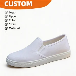 Custom Women’s Classic Flat Casual Shoes Comfortable Silp on Breathable Lightweight Spring Summer Walking Shoes