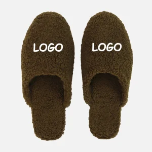 Custom Women’s Faux Fur Lined Plush Fuzzy Saturday Winter House Memory Foam Faux Shearling Mules Slippers