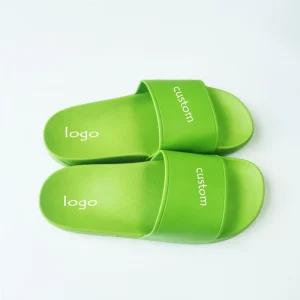 Custom Women’s Sandals Ladies PVC Slipper Customize Logo Slide Sandal Summer White Slippers
