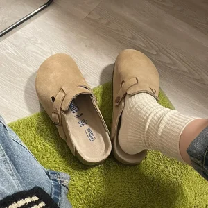 Custom Women’s Soft Muller Clogs and Mules Spring Autumn Winter Casual Slippers with Thick Cork Outsoles New Design