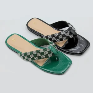 Custom Women’s Summer Luxury Slippers Soft Flat Women Sandals Fashion Trend Outdoor Flat Shoes Flip Flops