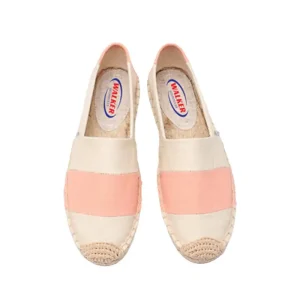 Customizable Comfortable Women’s Canvas Flats Summer Espadrilles With Hemp Rope Casual Slip-On Shoes For Ladies