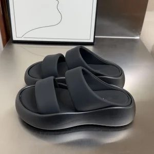 Customization Fashionable Thick Soled Women’s Thick Sole Summer Slides Slippers for Women Slipper with Exposed Toes