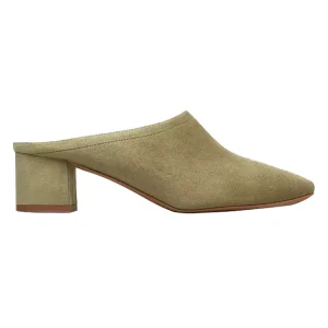 Customize Colors Round Toe Women slippers Low Heel Suede Mules Chaussures Femmes