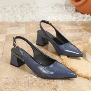 Customized High Heel Women’s Sandals Patent Leather Upper Rubber Outsole Comfort Designer Delicate Candy Color Buckle