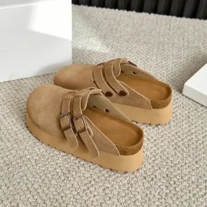 Customized Ladies Thick Sole Clogs Custom Printing&Embroidery 6cm Height Increase Women Casual High Platform Clogs