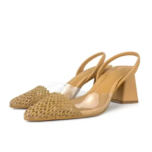 Customized Leather High Heels Women’s Sandals Wedding Bride Elegant Women’s Dress