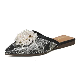 Customized Leather Slippers Women’s Sandals Luxury Slippers Wedding Bride Ladies and Women’s Dress