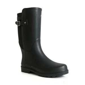 Customized Lightweight Women’s Mid-Calf Rubber Upper Anti-Slip Waterproof Rain Boots for All Seasons