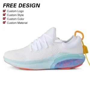 Customized Men Fashionable Sports Walking Shoes Casual Women’s Mesh Running Shoes Outdoor Cushioned Particulate Sole Shoes