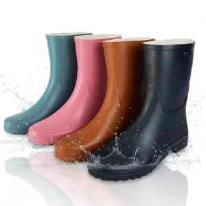 Customized Premium Adult Women’s Summer Autumn Recyclable Anti slip Waterproof Rubber Mud Wellington Boots