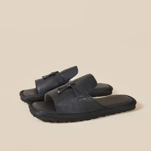 Customized Roman Style Cowhide Women’s slippers Casual Loose Fit High quality Genuine Leather Sandals