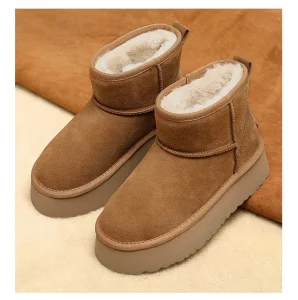 Customized Women’s Winter Snow Boots Soft and Warm with Thick Soles Easy to Match and Comfortable