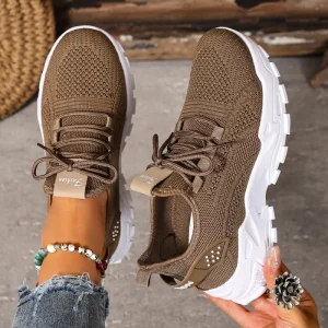 D1N New Men’s and Women’s Couple’s Mesh Casual Sports Running Shoes Height Increasing Breathable Soft Sole Running Shoes
