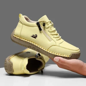 DZ Y0 China Shoe Leather Casual Shoe Women’s Shoe Girl Boat Shoe Ladies Formal Shoe School Girl Shoe Women’s Flat Shoe