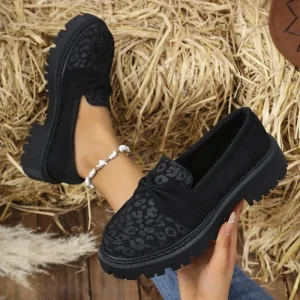 DZ Y0 Foreign Trade Plus Size Le Fu Shoes New British Style Fashion Single Shoes Temperament Versatile Women’s Shoes