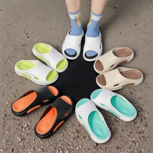 Deran Oem Indoor Outdoor Slippers Home Floor Unisex Shoes Fashion Bathroom Shoes Recovery Foam Slippers for Men