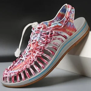 Designer Female Sandals Summer Slides Women’s Sandals Fashion Open Toe Footwear Beach Flat Leather