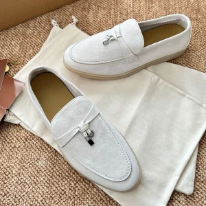 Designer Luxury Custom Logo Loafers Women’s Casual Flats Versatile Everyday Walking Shoes Multiple Styles Available