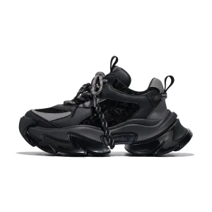 Designer Shoes Warriors Thick-soled Toe Tie Closure Elevated Dad Shoes Men’s Women’s High-end High Height Walking Shoes
