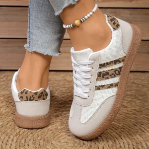 Designer Women’s Flats Walking Shoes Non slip Lightweight High Quality Outdoor Lace up Casual Sports Shoes