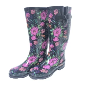 Designer Women’s Rubber Long Boots Wider Waterproof Feature for All Seasons Winter Summer Autumn
