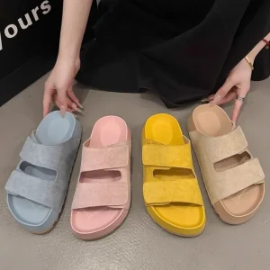 Designer Women’s Slippers Sandals Indoor Outdoor Women Slides Platform Soft Sole Luxury Slippers