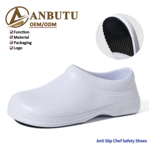 EVA One piece Molding Non slip Chef Shoes With Anti slip Rubber Patch Unisex Kitchen Working Shoes Comfortable For Food Service