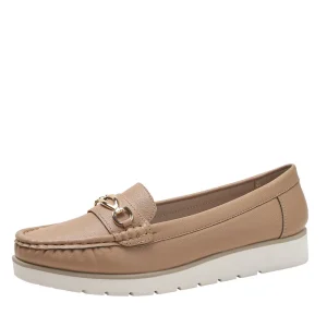 Elegant Ballet a Slip on Small Leather Shoes Women’s One line Flat Shoes Professional Casual Loafers