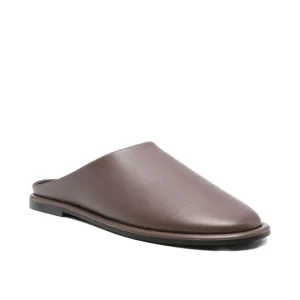 Elegant Casual Women’s Genuine Leather Flat Mules Slip On Spring Summer Fashion Trend