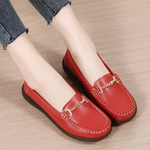 Elegant Comfortable Women’s Flats Non-Slip Loafers and Cozy Driving Shoes for Home and Versatile Wear