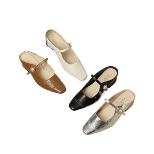 Elegant Embossed Women’s High Top Square Toe Slip On Dress Shoes for Office Use Comfortable Winter Fashion Trend Design