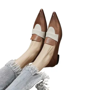 Elegant Women’s Pointed Wedge Heel Sandals Lightweight Breathable for Spring Summer